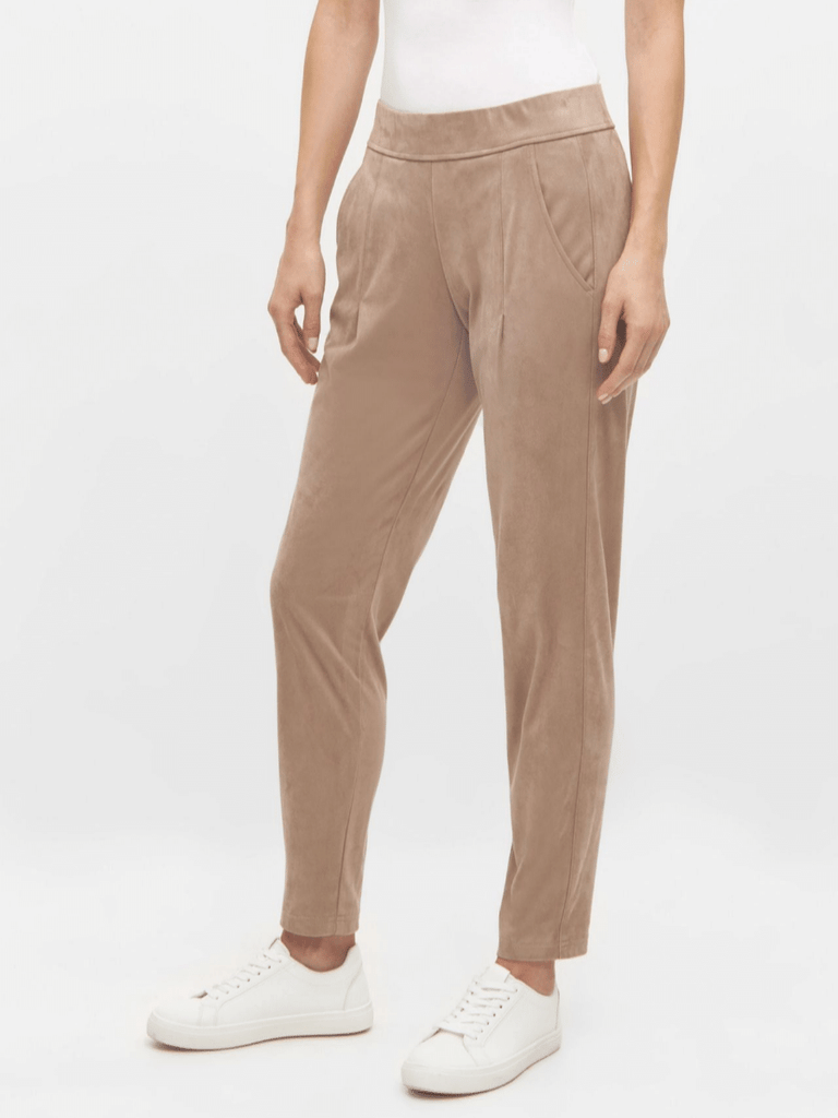 Raffaello Rossi Candice O Jog Pant in Quartz Beige Raffaello Rossi european pant Candy Jersey Jogger Pant comfortable flattering pull on pant signature of double bay official stockist online in store sydney australia