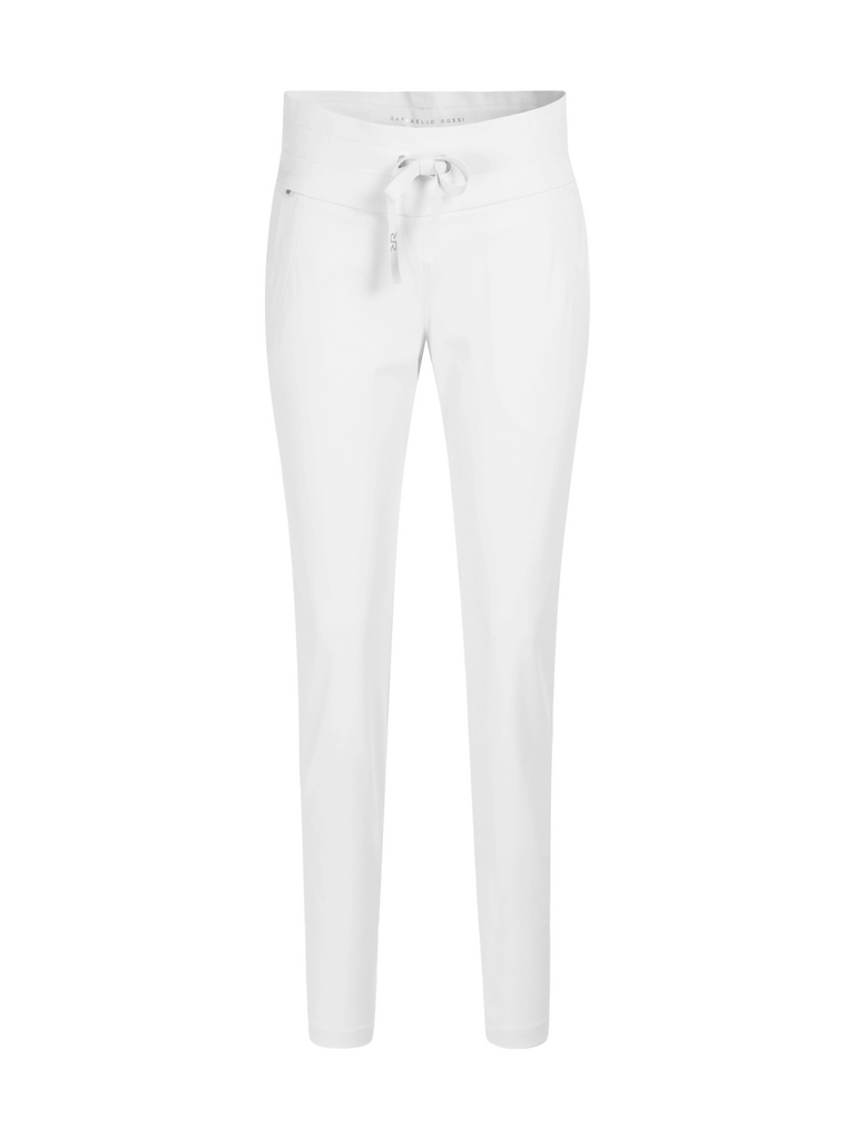 Raffaello Rossi Cynthia Pull On Pant in White Raffaello Rossi european pant Candy Jersey Jogger Pant comfortable flattering pull on pant signature of double bay official stockist online in store sydney australia