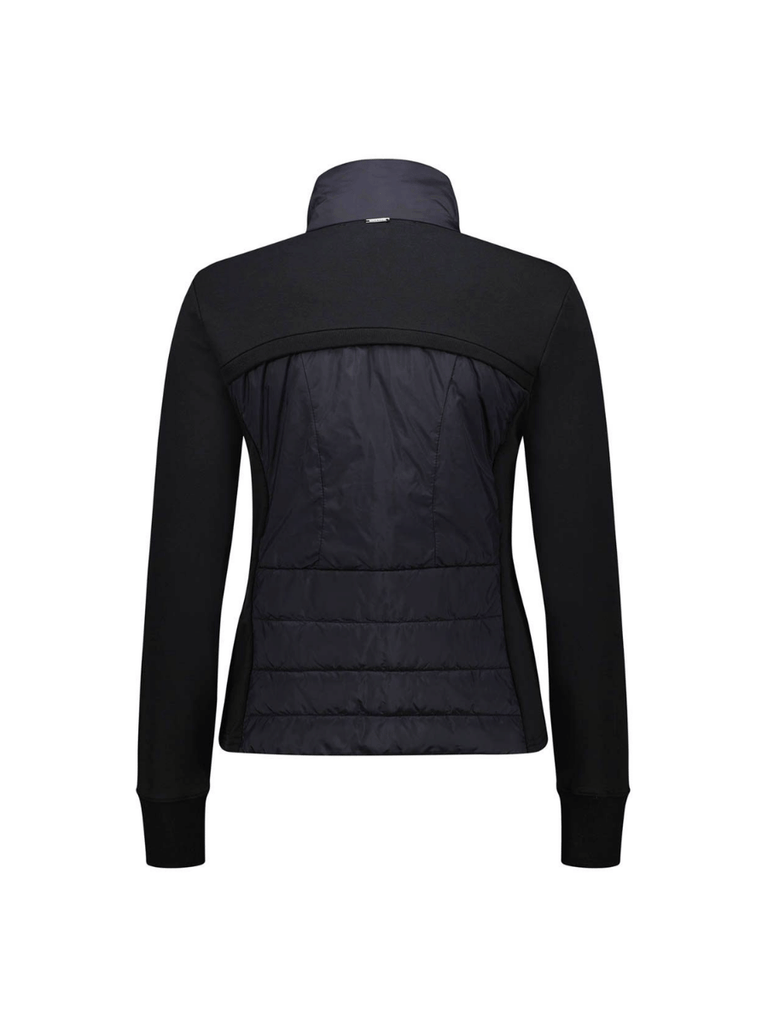 VERGE Long Sleeve High Neck Idaho Jacket in Black 9037 Verge Stockist Online Australia Signature of Double Bay Mature Fashion Acrobat Flattering