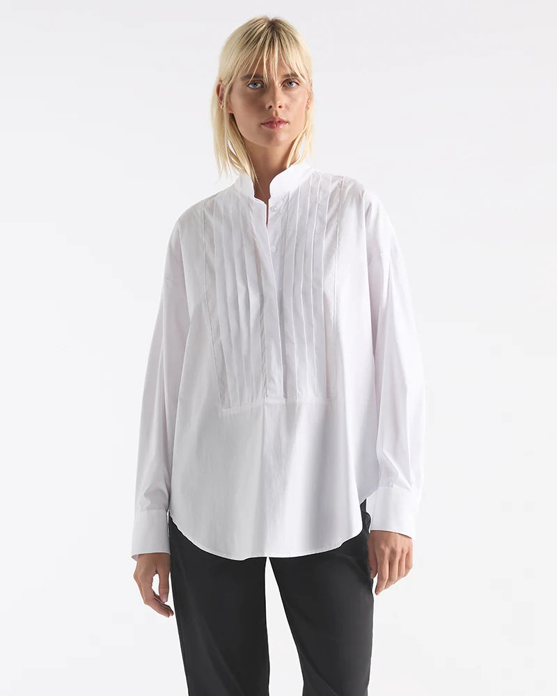 Mela Purdie Tux Shirt White Online Shop