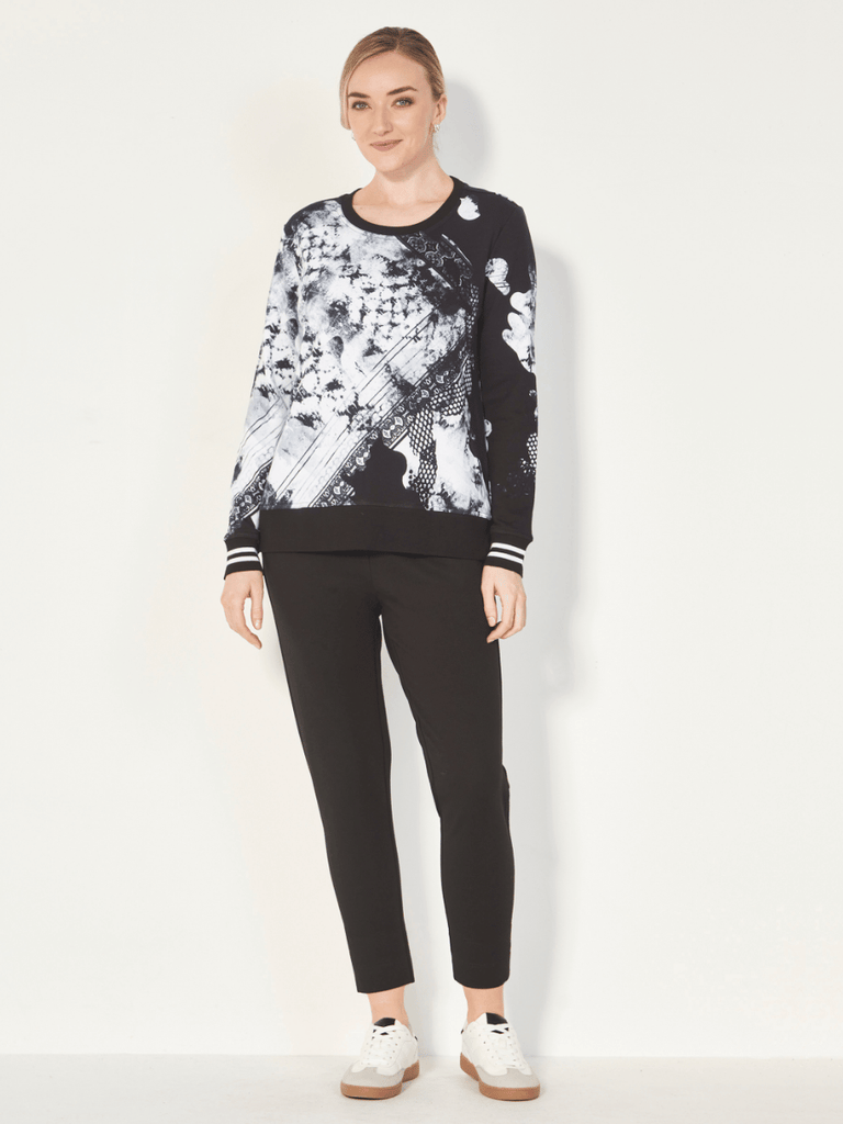 VERGE Outshine Sweatshirt Print Verge Stockist Online Australia Signature of Double Bay Mature Fashion Acrobat Flattering