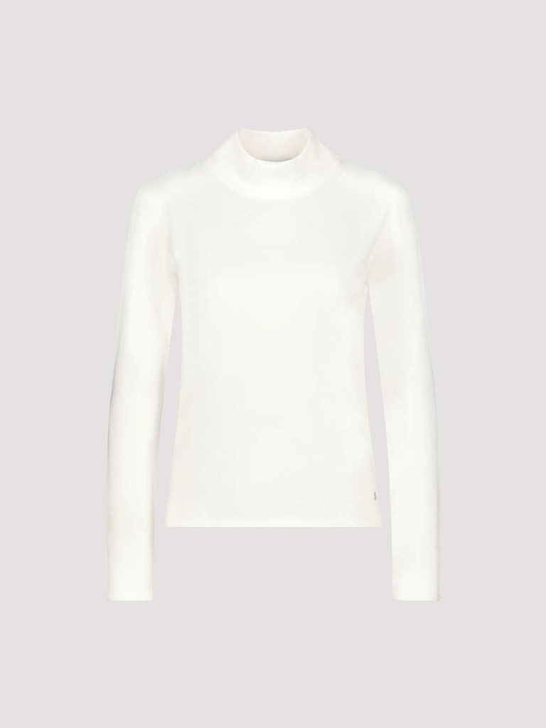 Monari Mock Turtle Knit in Cream Discover the Elegant Monari Collection at Signature of Double Bay, Shop Stylish Knitwear, Dresses, and Tops Online from Sydney's Premier Mature Fashion Boutique