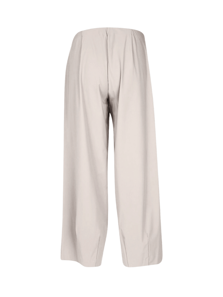 Raffaello Rossi pull on pant signature of double bay official stockist online in store sydney australia Sally 7/8 Palazzo Pant Chalk Beige