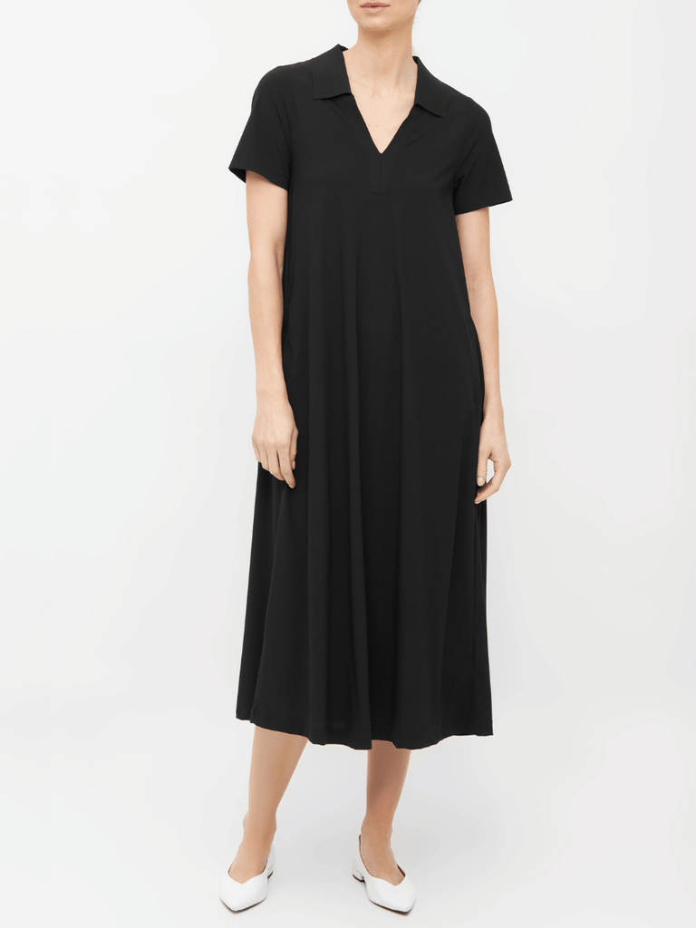 Raffaello Rossi Josephina Minisquare Jersey Flared Maxi Dress in Black 1222 chic jogging style pants officewear comfortable and elegant travel pant Raffaello Rossi Candy Pant online stockist Australia relaxed comfortable black drawstring pants online Australia Signature of Double Bay Raffaello Rossi Pants online