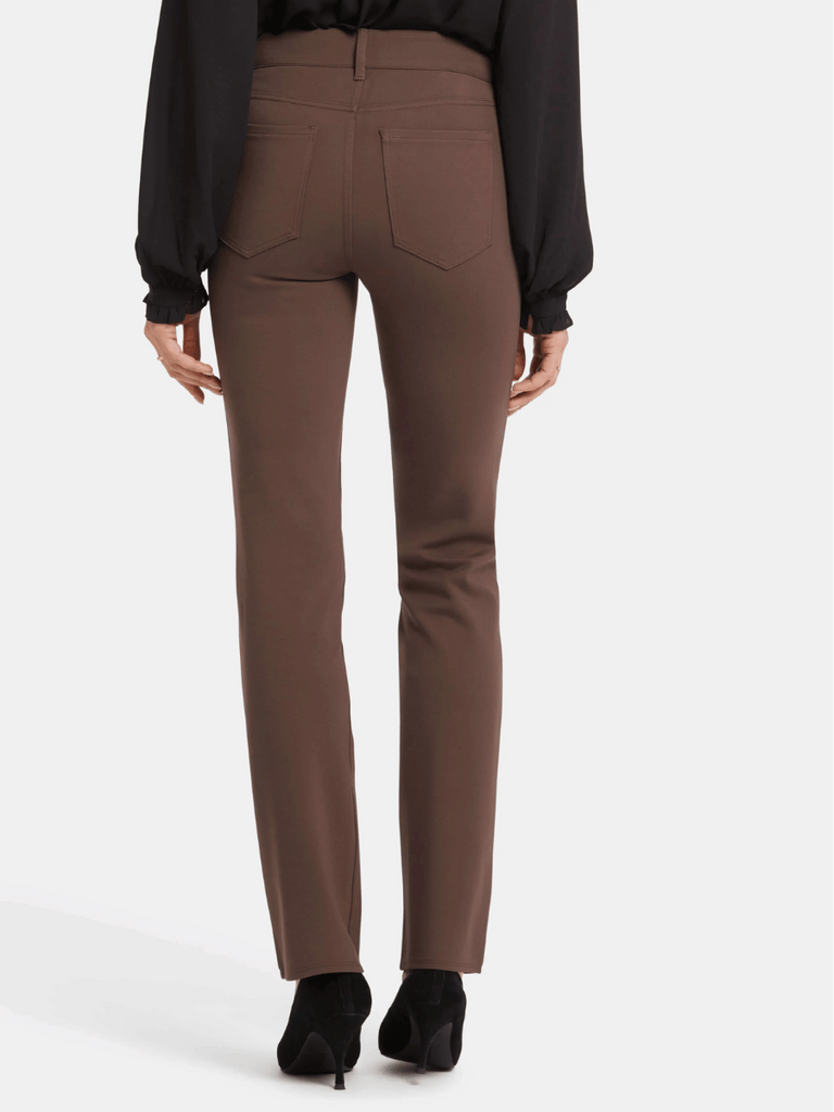 Not Your Daughter's Jeans Marilyn Straight leg Jean in Brown Not Your Daughter's jeans comfortable tummy control jean pants sustainable made for women. Women tummy control jeans built in shape wear Not your daughters jeans stockist online sydney