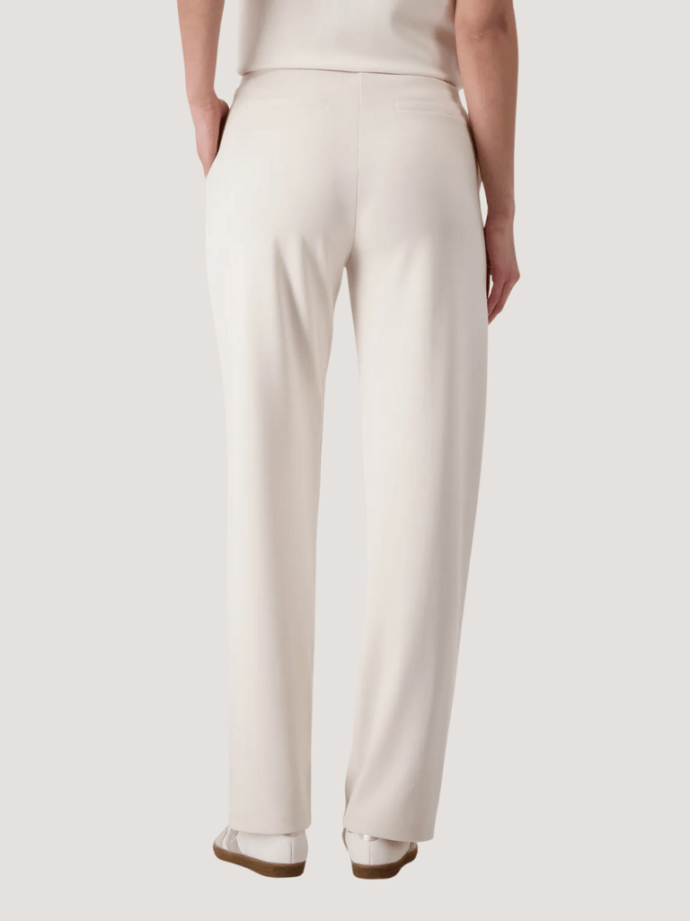 Monari Straight-Leg Stretch Sweatpants in Seashell Beige Discover the Elegant Monari Collection at Signature of Double Bay, Shop Stylish Knitwear, Dresses, and Tops Online from Sydney's Premier Mature Fashion Boutique