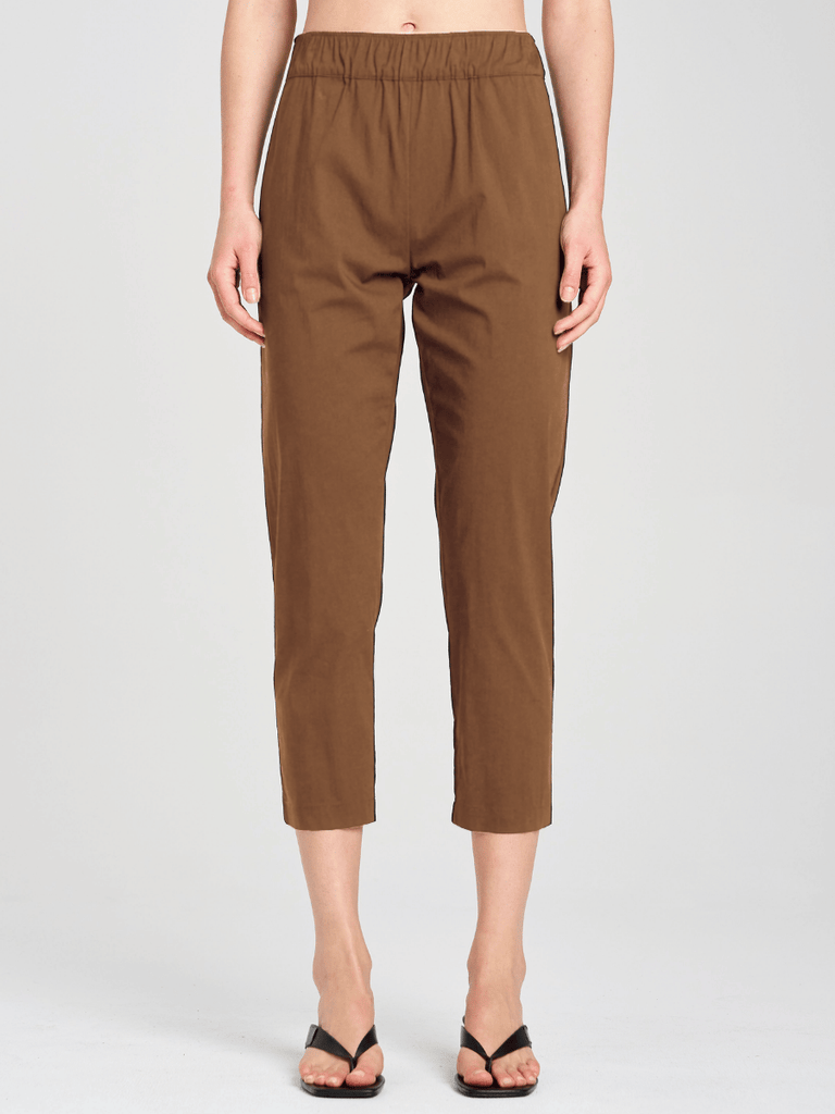 Mela Purdie Nomad Pant in Medium Brown 1478 Mela Purdie Stockist Online Australia Signature of Double Bay Tops Dresses Elegant Clothing