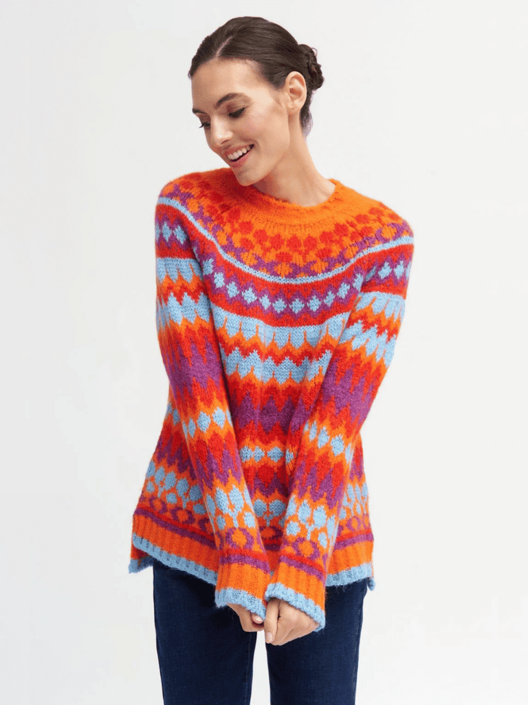 Turquoise Teba Knit Sweater Tinta and Bariloche online Australia Shop Tinta Bariloche shorts, dresses, tops online. Signature of Double Bay Fashion Tinta and Bariloche Online