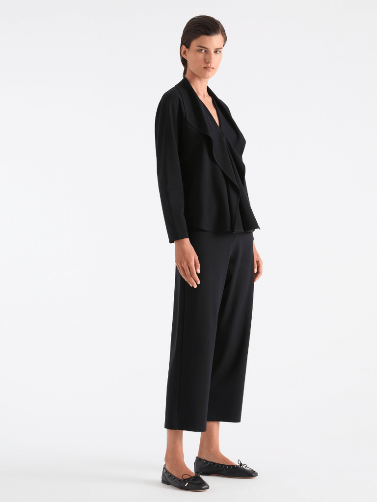 Mela Purdie Long Sleeve Vine Top in Black 8438 Mela Purdie Stockist Online Australia Signature of Double Bay Tops Dresses Elegant Clothing