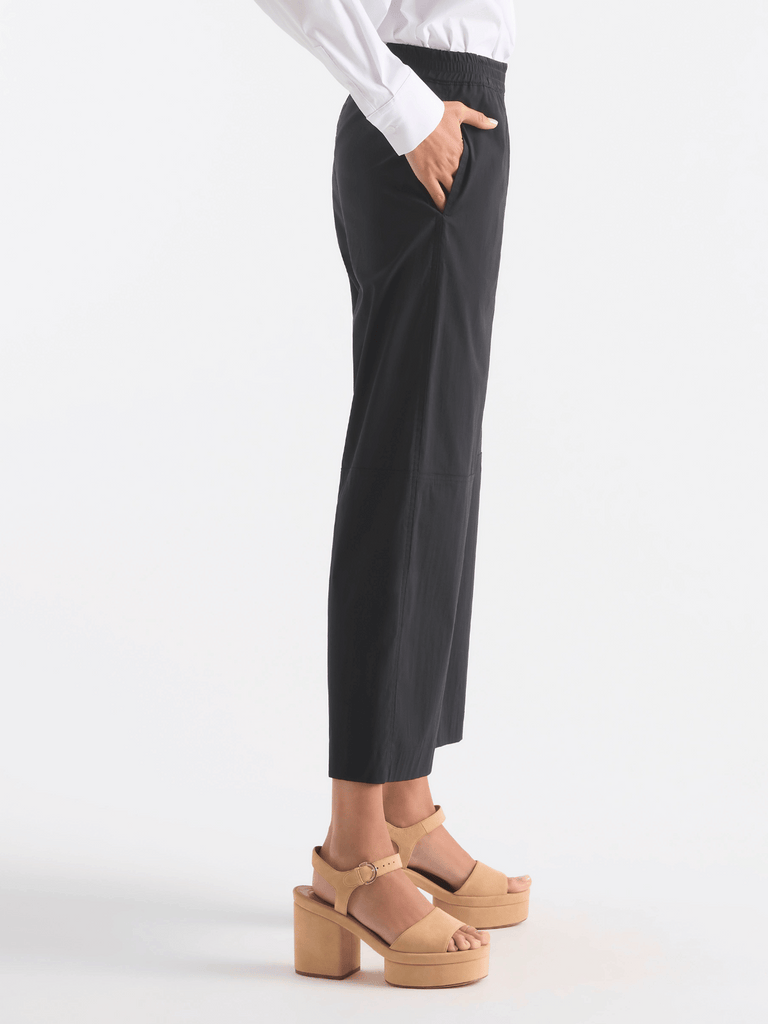 Mela Purdie Slice Pace Pant Black 1825 - Effortless Style and Unmatched Comfort in modern wide leg pants with stretch Mela Purdie Stockist Online Sydney Australia