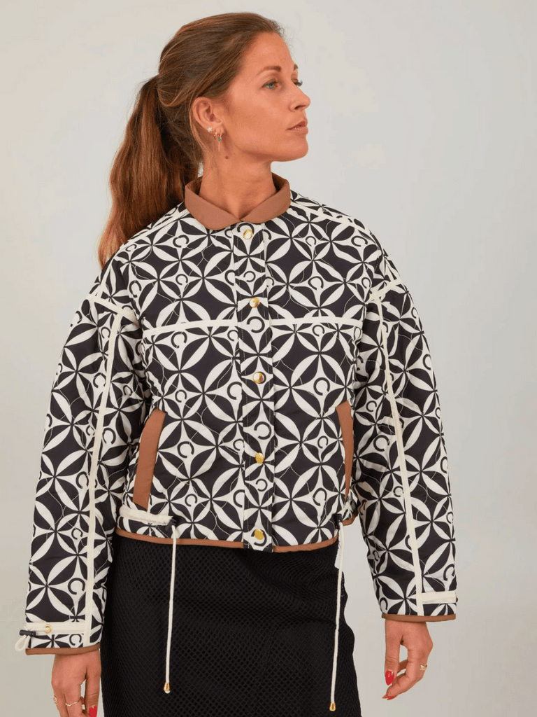 Coster Copenhagen Quilted Patchwork Jacket 6417 Coster Copenhagen Fashion brand official stockist sydney australia sustainable fashion made in denmark office wear womens clothing