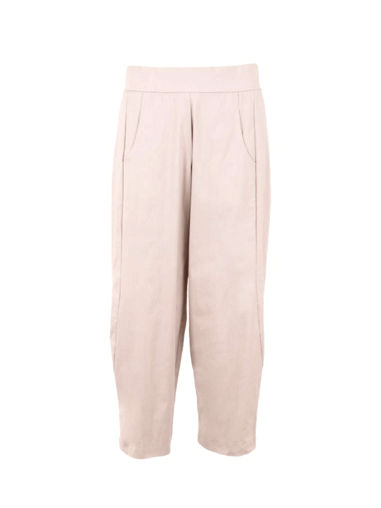 Peruzzi 7/8 Length Slouch Trousers in Ecru Beige 25503L shop peruzzi, peruzzi fashion, peruzzi stockists, peruzzi stockists australia, peruzzi sydney, peruzzi womens clothing