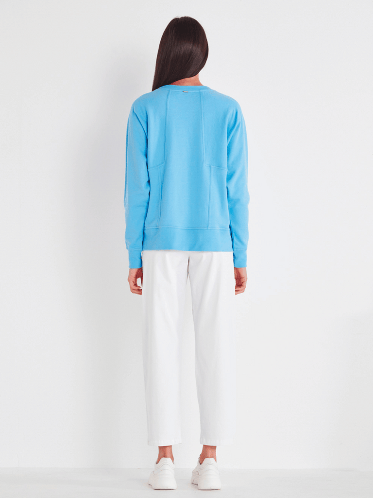 VERGE Stretch Adelaide Pocket Pant in White 8665 Verge Stockist Online Australia Signature of Double Bay Mature Fashion Acrobat Flattering