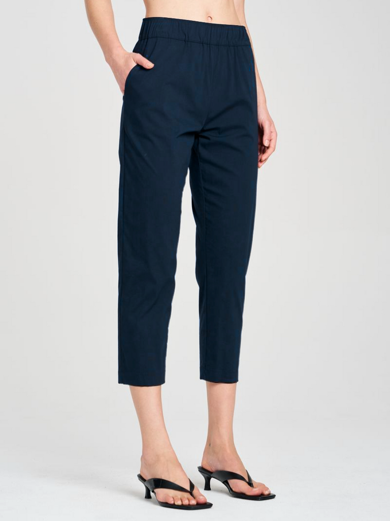 Mela Purdie Nomad Pant in French Navy 1478 Mela Purdie Stockist Online Australia Signature of Double Bay Tops Dresses Elegant Clothing