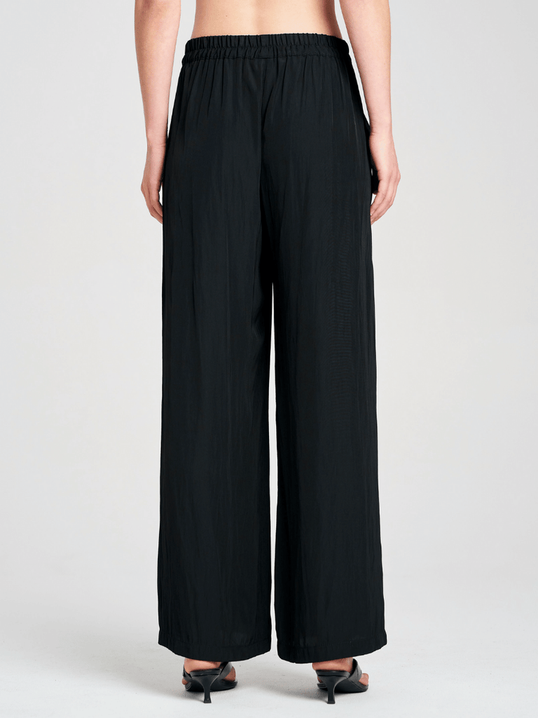 Mela Purdie Wide Leg Pace Pant in Navy Mache 1740 Mela Purdie Stockist Online Australia Signature of Double Bay Tops Dresses Elegant Clothing