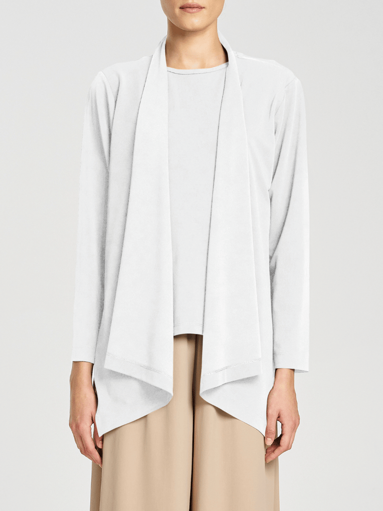 Mela Purdie Powder Knit Club Jacket in Cream 4219 Mela Purdie Stockist Online Australia Signature of Double Bay Tops Dresses Elegant Clothing