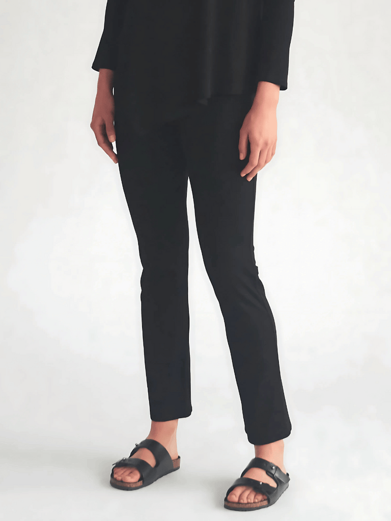 Mela Purdie Straight Leg Pant in Black 1186 Mela Purdie Stockist Online Australia Signature of Double Bay Tops Dresses Elegant Clothing