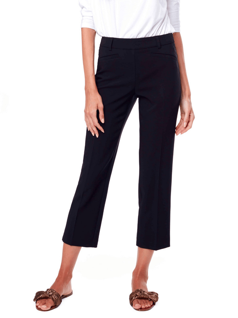 UP! PANTS stockist online sydney australia 25" Cropped Palermo Tummy Control Pant in Black 67735 tailored slip-on tummy-control pants