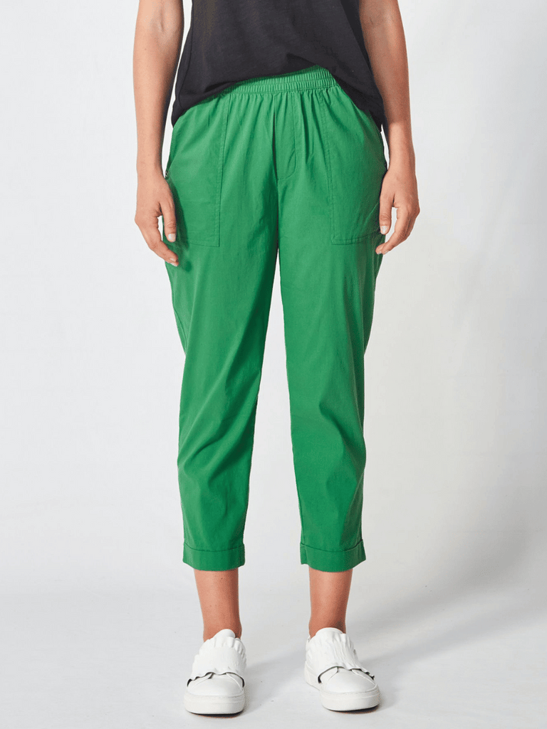 VERGE Acrobat Essex 7/8 Pant in Apple Green 5621 Verge Stockist Online Australia Signature of Double Bay Mature Fashion Acrobat Flattering