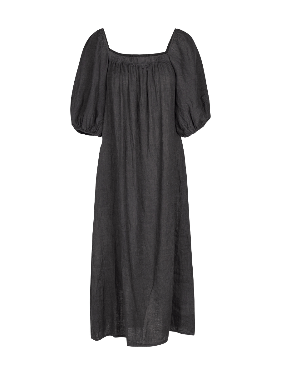 Astrid Linen Puff Sleeve Midi Dress Black 9172 Signature of Double Bay - Verge, Mela Purdie & UP! Pants online Astrid Linen Puff Sleeve Midi Dress Black 9172 Signature of Double Bay - Verge, Mela Purdie & UP! Pants online