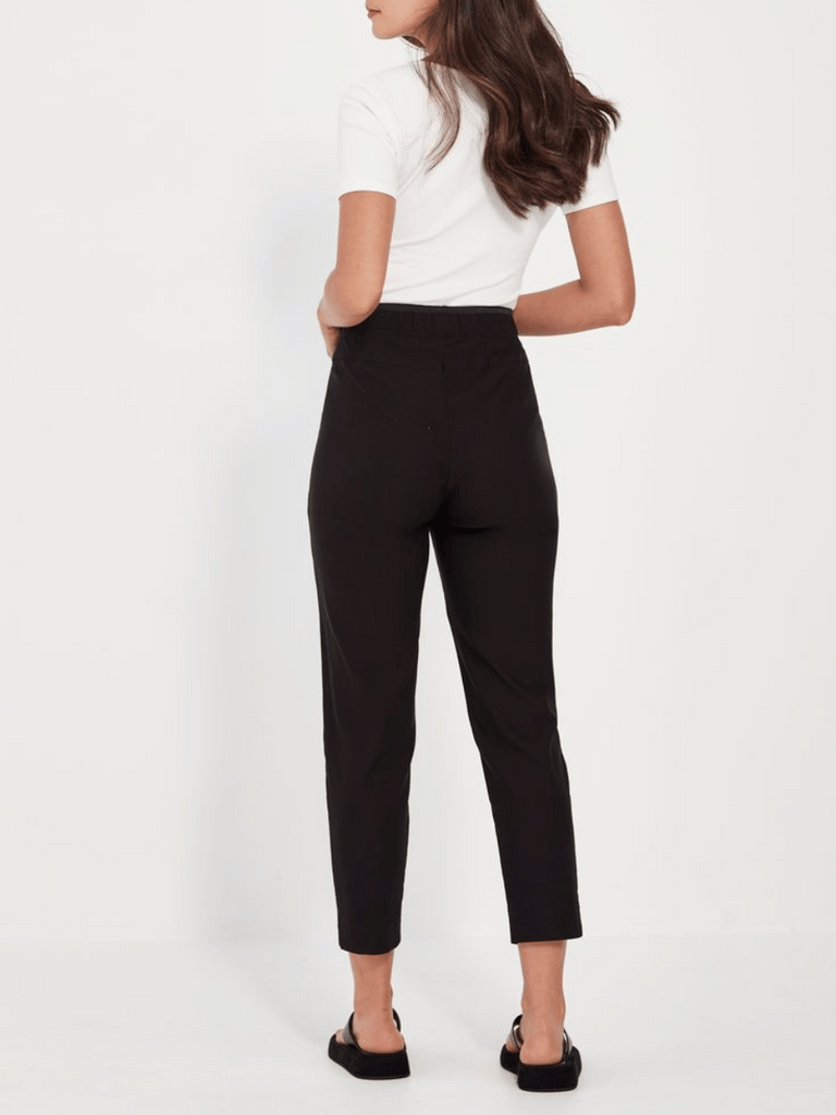 VERGE Colt Pant in Black 8611 Verge Stockist Online Australia Signature of Double Bay Mature Fashion Acrobat Flattering