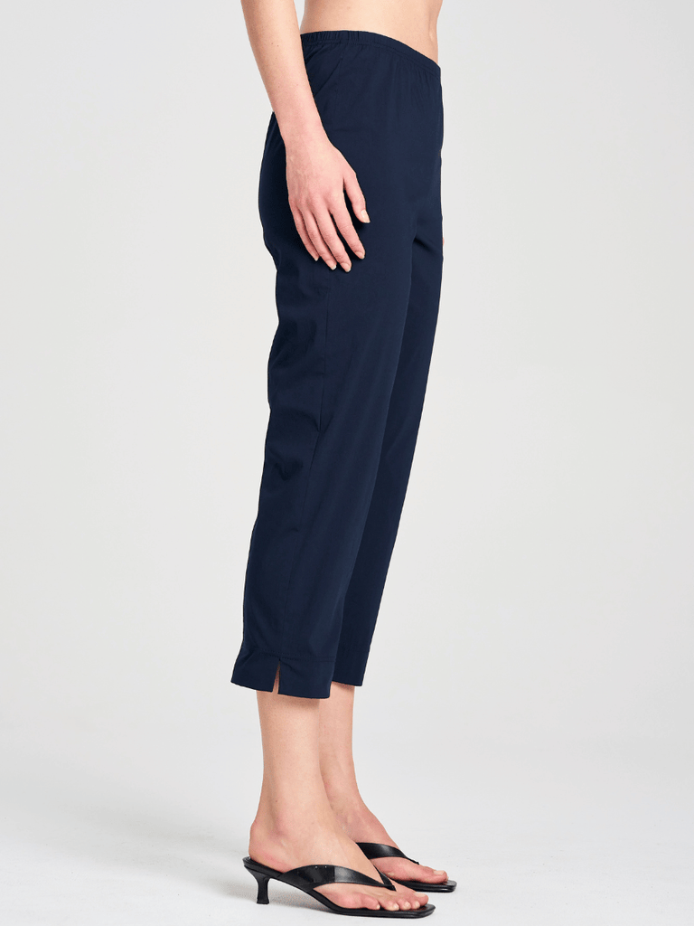 Mela Purdie Cropped Pant in French Navy 1348 Mela Purdie Stockist Online Australia Signature of Double Bay Tops Dresses Elegant Clothing