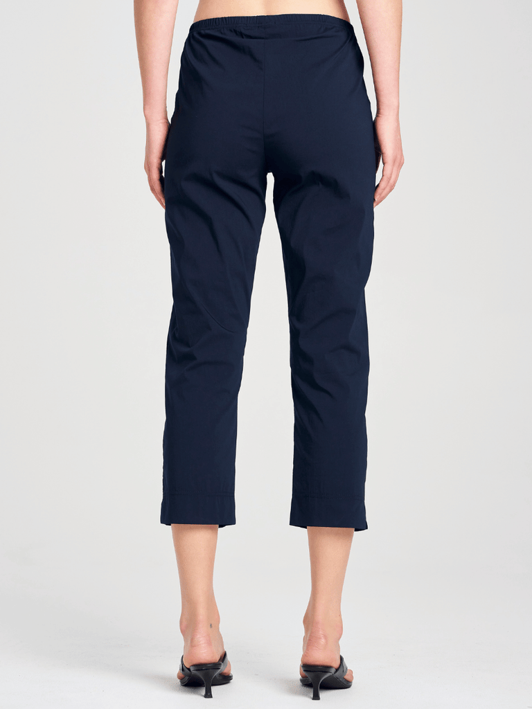 Mela Purdie Cropped Pant in French Navy 1348 Mela Purdie Stockist Online Australia Signature of Double Bay Tops Dresses Elegant Clothing
