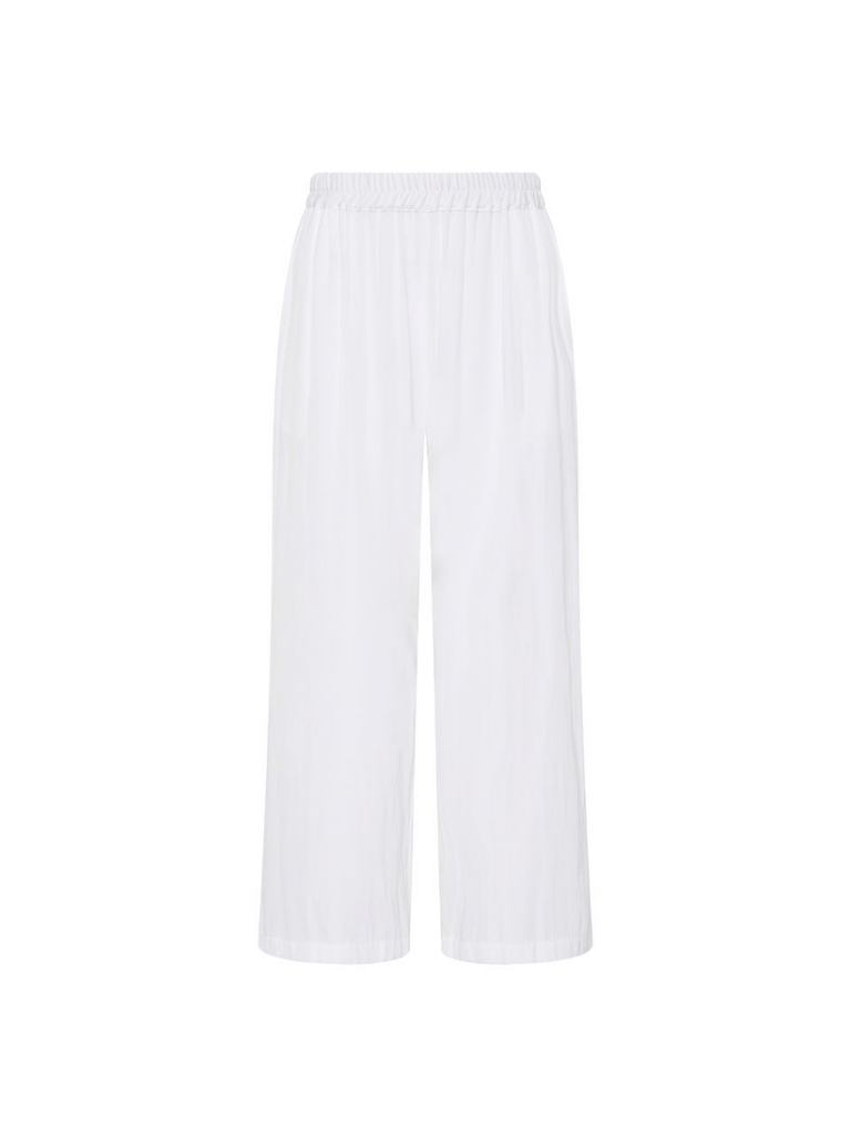 Mela Purdie Wide Leg Pace Pant in White Mache 1740 Mela Purdie Stockist Online Australia Signature of Double Bay Tops Dresses Elegant Clothing