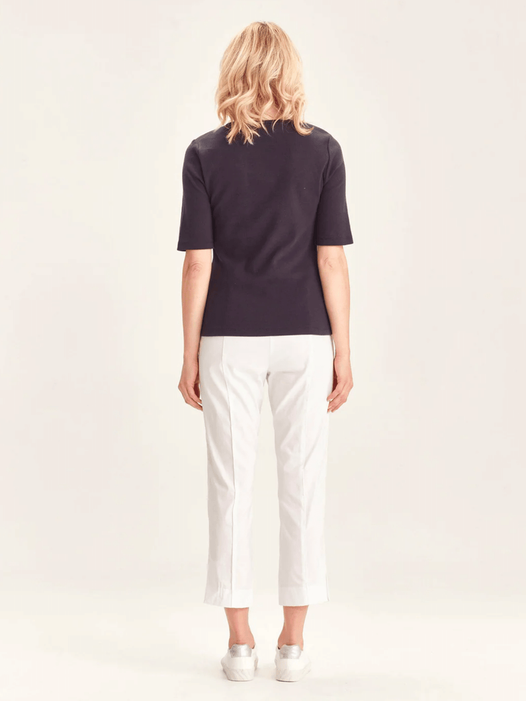 Verge NZ Acrobat 7/8 Pant is a versatile and comfortable wardrobe staple elasticated pull-on waistband all-day comfort Verge Stockist Online Australia Signature of Double Bay