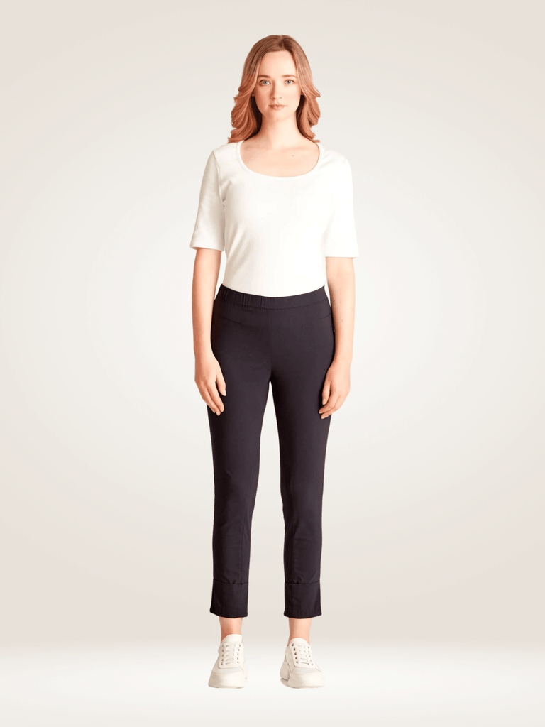 VERGE Acrobat Scene Pant in black 4291 Verge Stockist Online Australia Signature of Double Bay Mature Fashion Acrobat Flattering