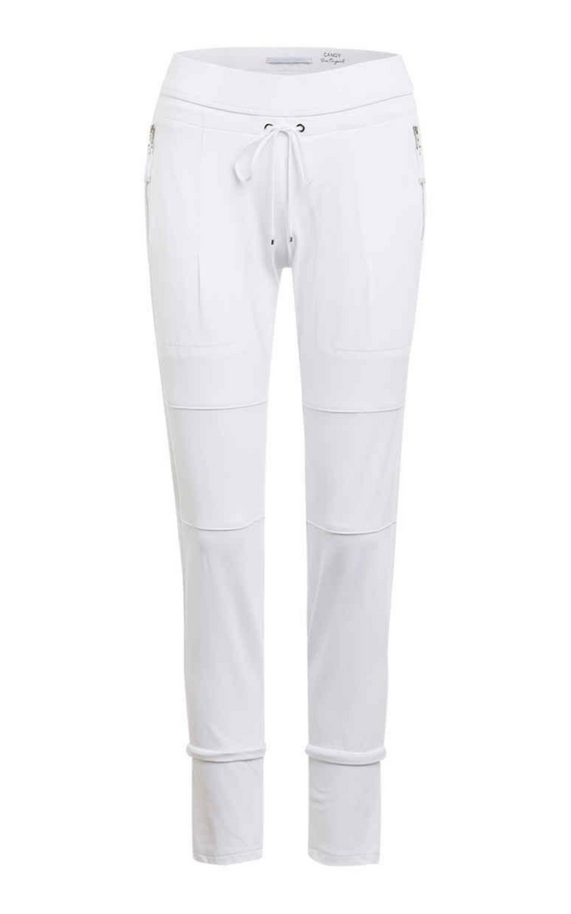 Raffaello Rossi  Candy Pant in White online Australia relaxed comfortable black drawstring pants online Australia Signature of Double Bay Raffaello Rossi Pants online