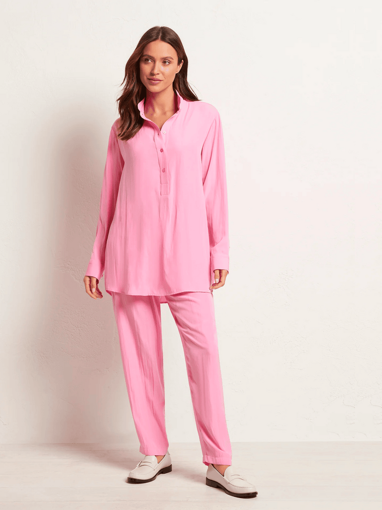 Mela Purdie Tab Slide Long Sleeve Relaxed Fit Shirt in black 8151 Mela Purdie Stockist Online Australia Signature of Double Bay Tops Dresses Elegant Clothing