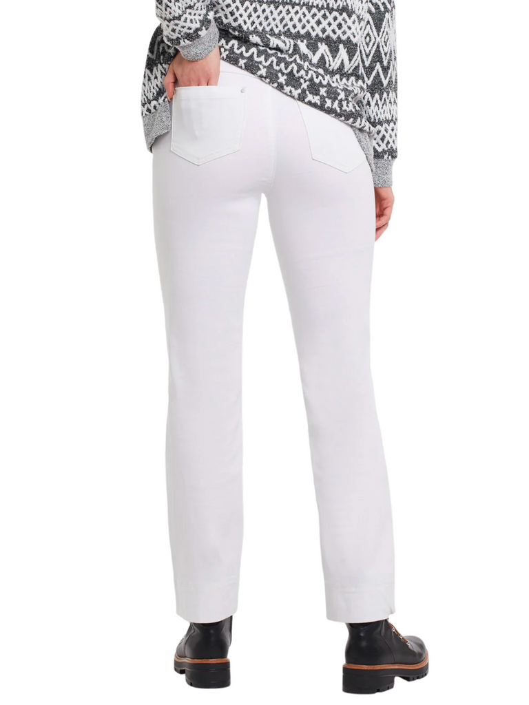Tribal Fashion Pull On Stretch Denim Pant with 5 Pockets in Cream 10970 Official Tribal Fashion Canada Stockist Sydney Australia Online Buy Signature of Double Bay
