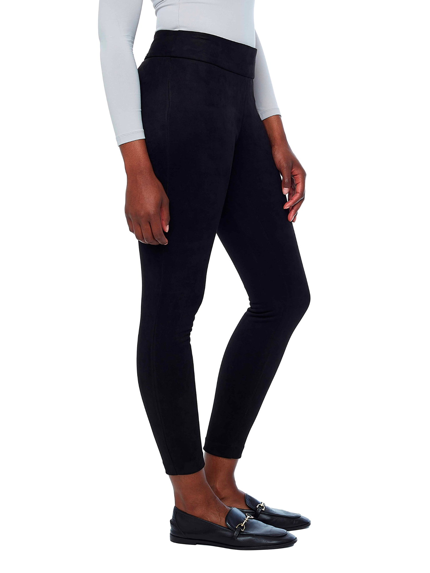 Up! Pants 31” Vegan Suede Slim Pant Black 67580 – Signature of Double Bay -  Verge, Paula Ryan, UP! Pants online