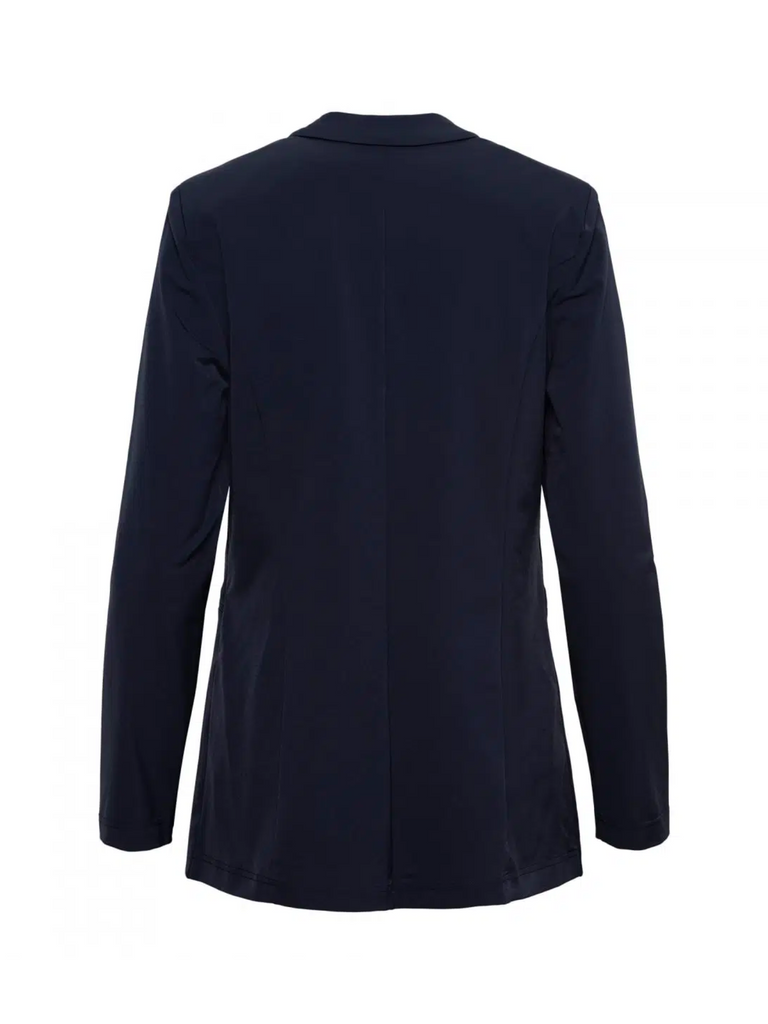 Philana Single Button Travel Jacket in Black Online Stockist &co woman travel wear travel clothing online sydney australia lightweight easy care wardrobe essentials