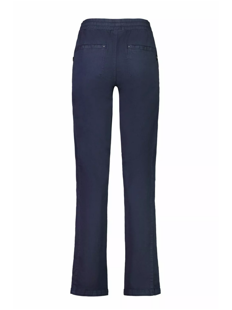 Verge Domain Pocket Pant in Blue Velvet 8084XBT Verge Stockist Online Australia Signature of Double Bay Mature Fashion Acrobat Flattering