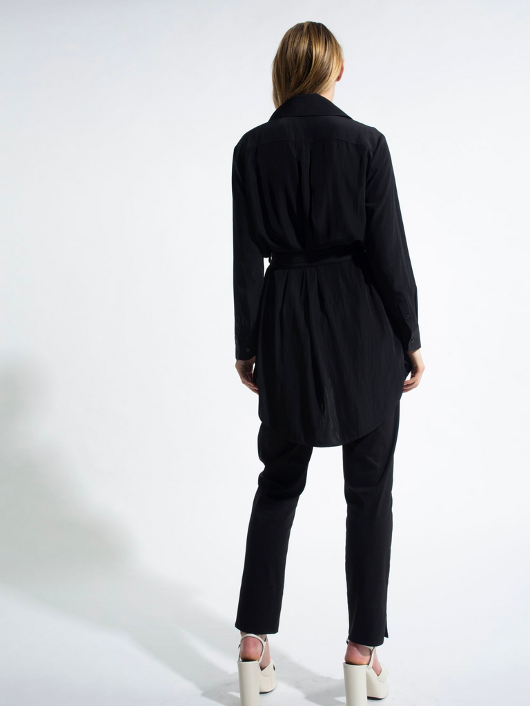 Nomad Trousers in Black 1768 Mela Purdie Stockist Online Australia Signature of Double Bay Tops Dresses Elegant Clothing