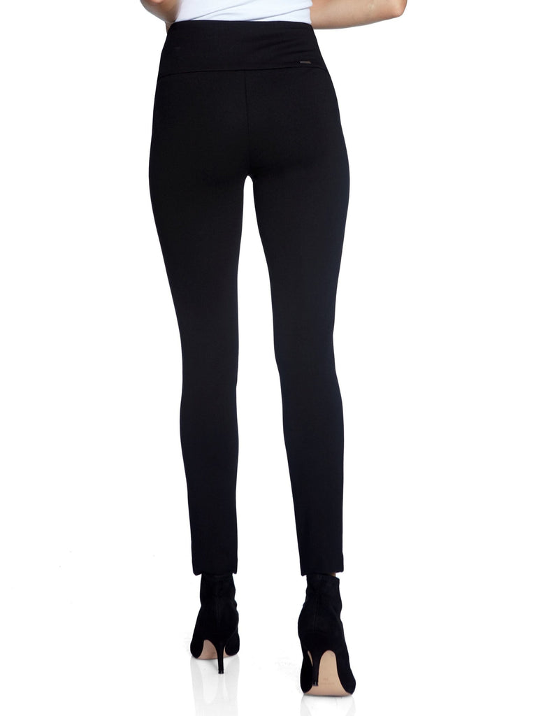 28" Ponte Legging Tummy Control Black 66024 Up Pants Tummy control stockist online Australia flattering body contouring shaping pants high rise waistband signature of double bay Sydney fashion