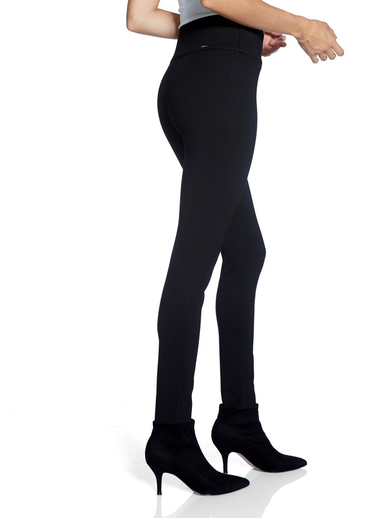 28" Ponte Legging Tummy Control Black 66024 Up Pants Tummy control stockist online Australia flattering body contouring shaping pants high rise waistband signature of double bay Sydney fashion