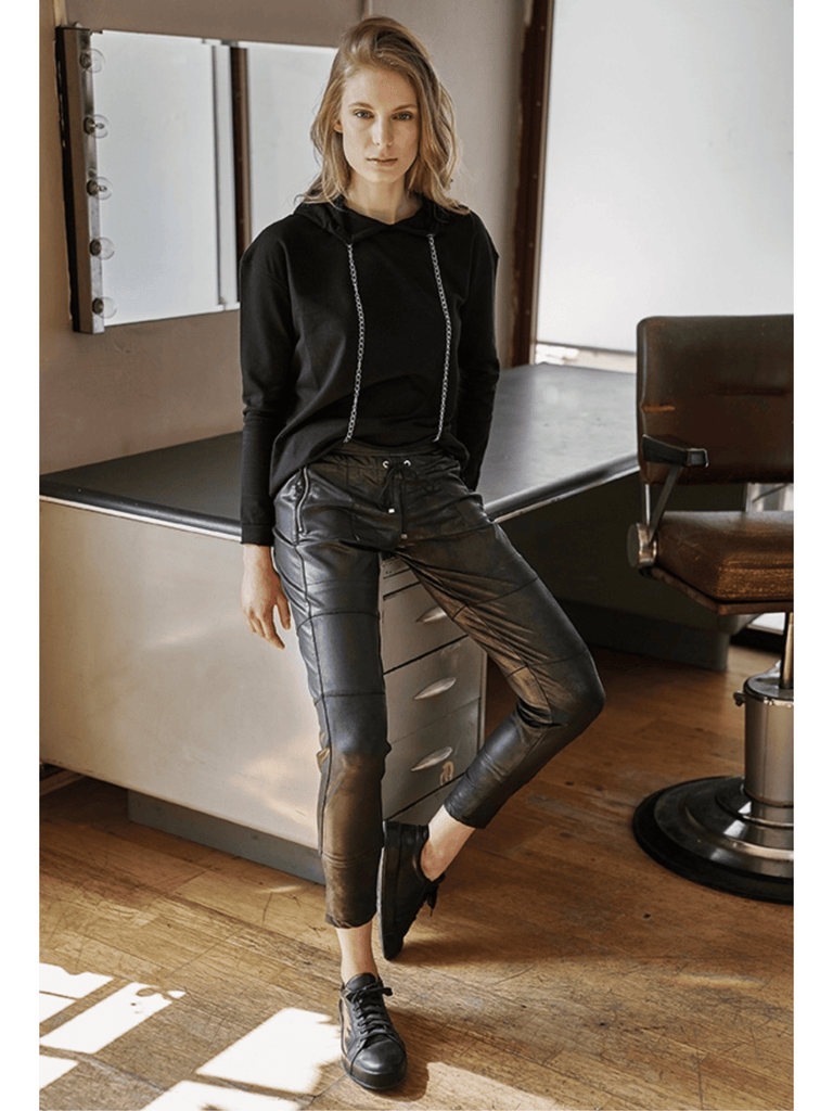 Raffaello Rossi chic jogging-style trouser european pant Candy Jersey Jogger Pant comfortable flattering pull on pant signature of double bay official stockist online in store sydney australia