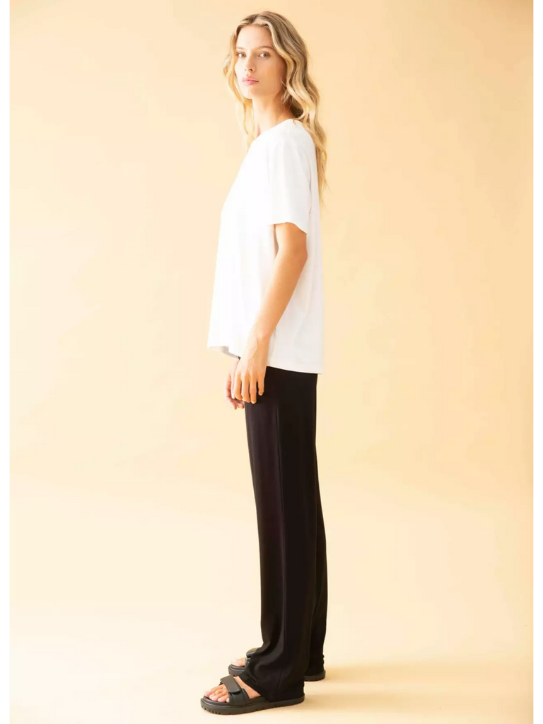 Mela Purdie Stockist Online Australia Long Pant in Black 100 Signature of Double Bay Tops Dresses Elegant Clothing