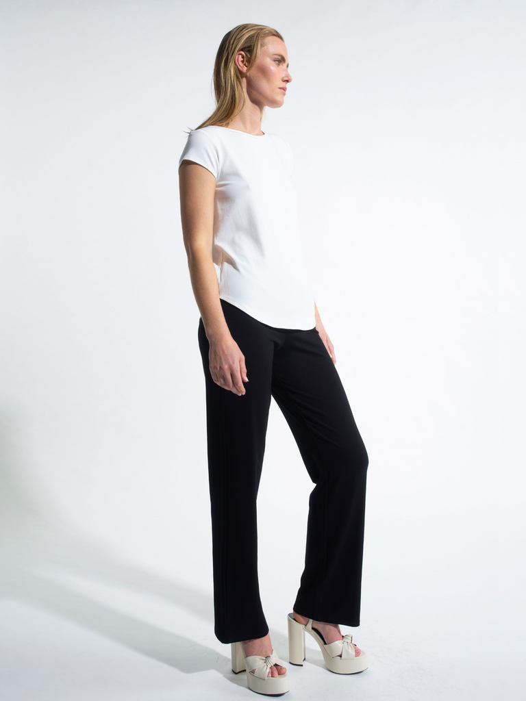 Mela Purdie Long Pant in French Navy 100 Stockist Online Australia Signature of Double Bay Tops Dresses Elegant Clothing