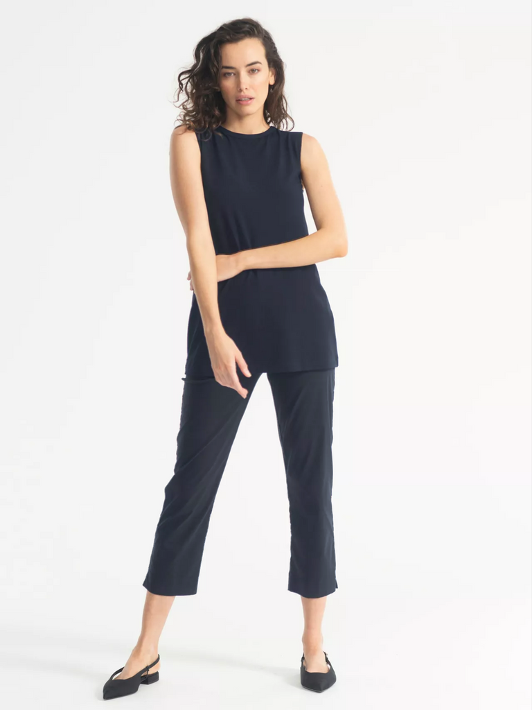 Mela Purdie Stockist Online Australia Cropped Pant in french navy 1348 Signature of Double Bay Tops Dresses Elegant Clothing