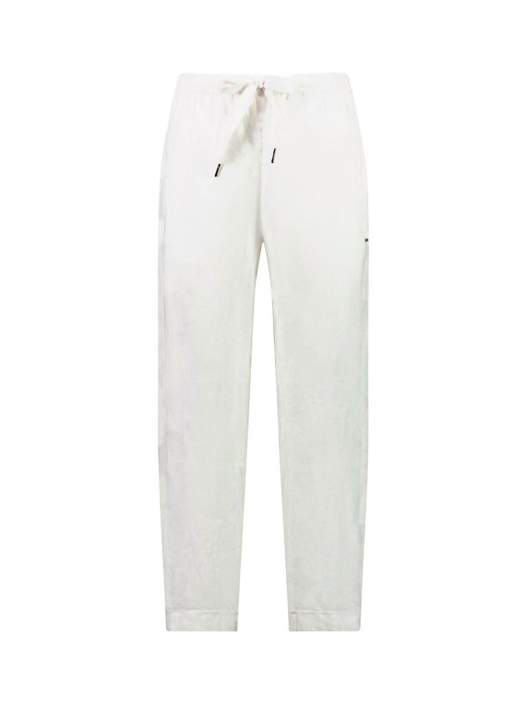 Verge Amado Pant in White 8133BR Verge Stockist Online Australia Signature of Double Bay Mature Fashion Acrobat Flattering