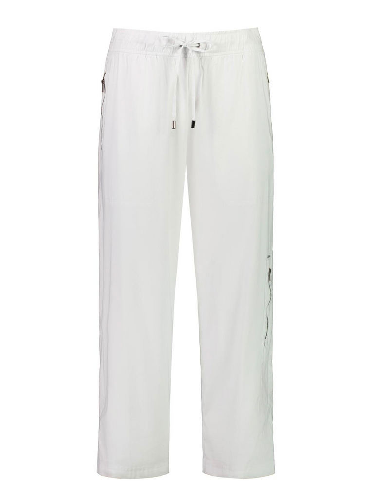 Acrobat Convert Pocket Pant in White 8015LW Verge Stockist Online Australia Signature of Double Bay Mature Fashion Acrobat Flattering