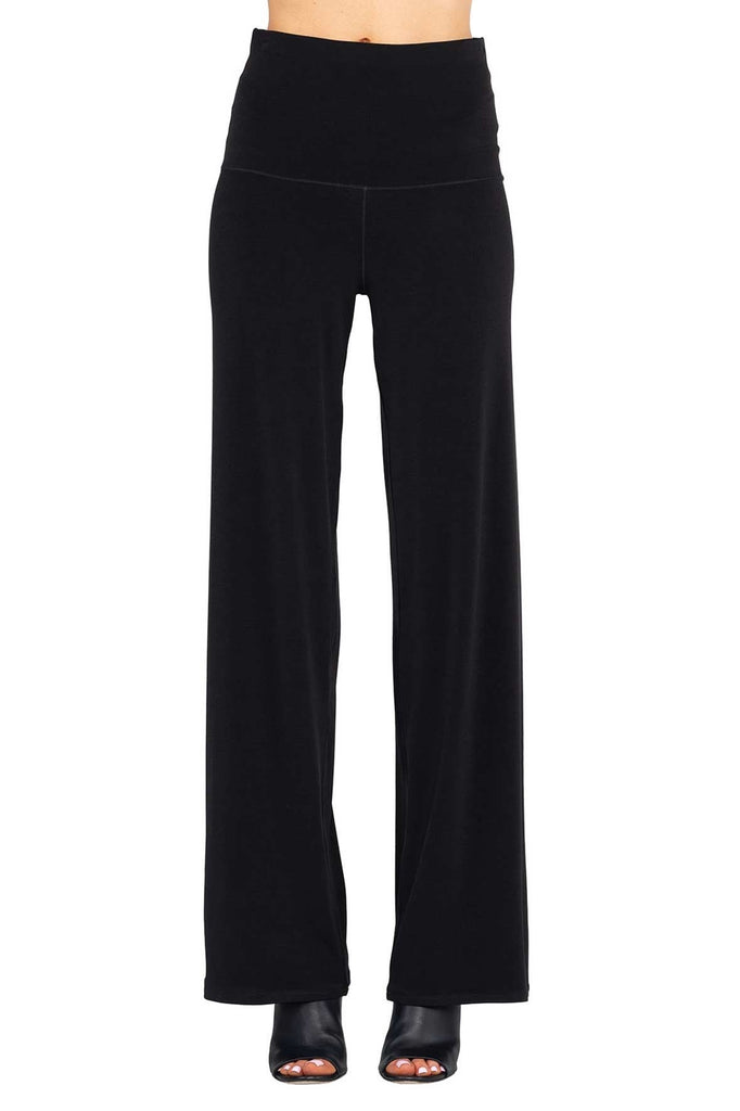 Buy Eva Varro Online Stockist Sydney Australia Signature of Double Bay Mature Fashion Pull-On Pant Black