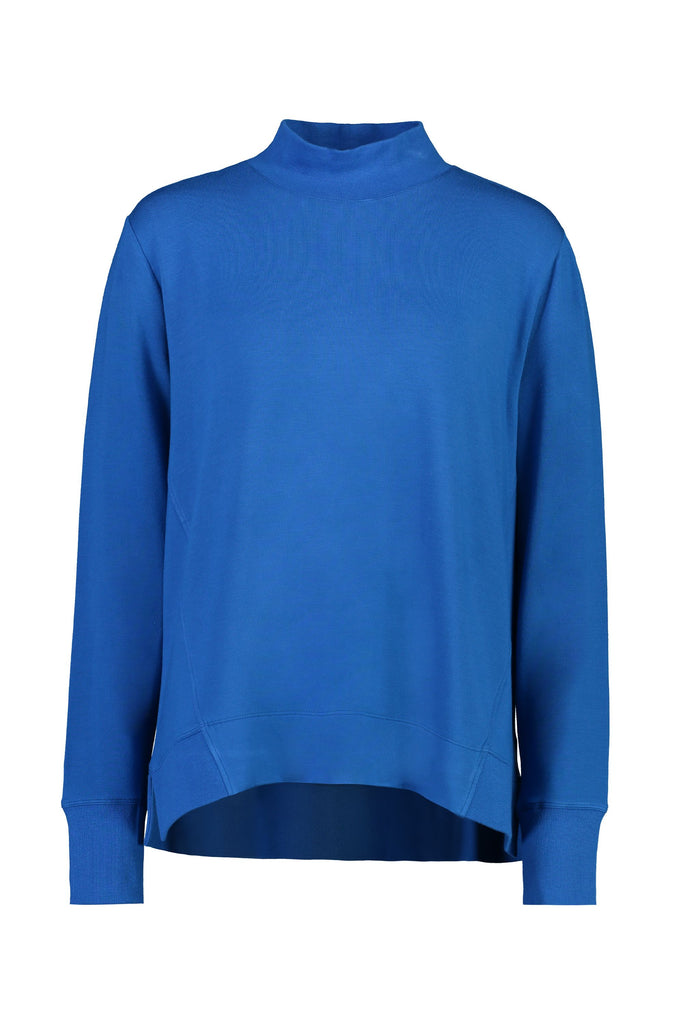 Faze Long Sleeve Sweatshirt Vivid Blue 7426SF Verge Stockist Online Australia Signature of Double Bay Mature Fashion Acrobat Flattering