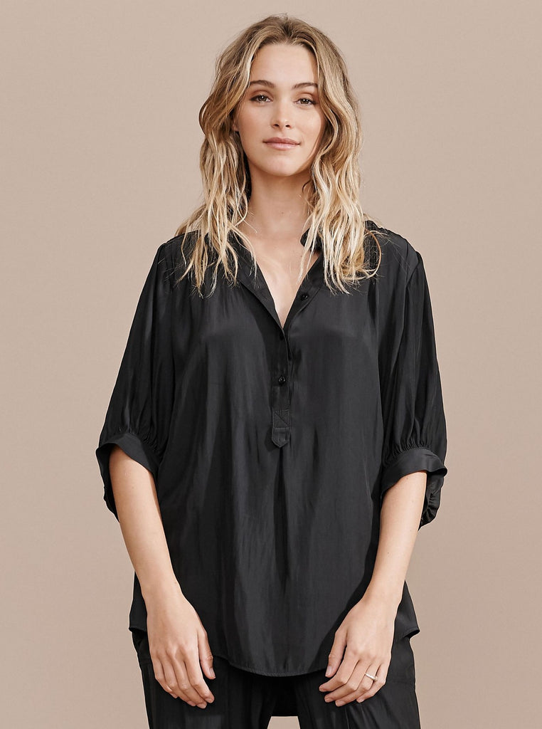 Shop Layer’d Fashion Stockist Sydney Online Australia Layer/d Vise Shirt Black