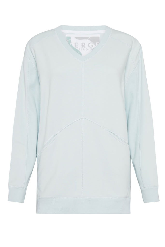 Buy Verge Online Australia Sydney Buy Double Bay Fashion Verge Conscript Sweatshirt Mirage Blue 7644SF