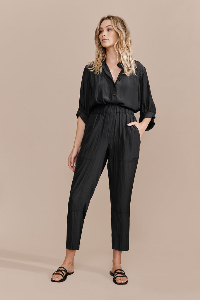 Shop Layer’d Fashion Stockist Sydney Online Australia Layer/d Neste Pant Coal Black 